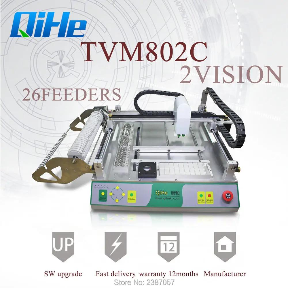 QIHE Pick and Place Machine pcb Assembly Production Line Automatic