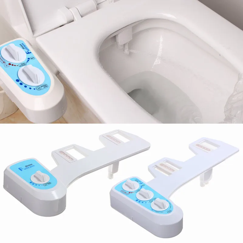 Nozzle Hot Cold Water Sprayer Non Electric Bathroom Bidet Toilet Seat