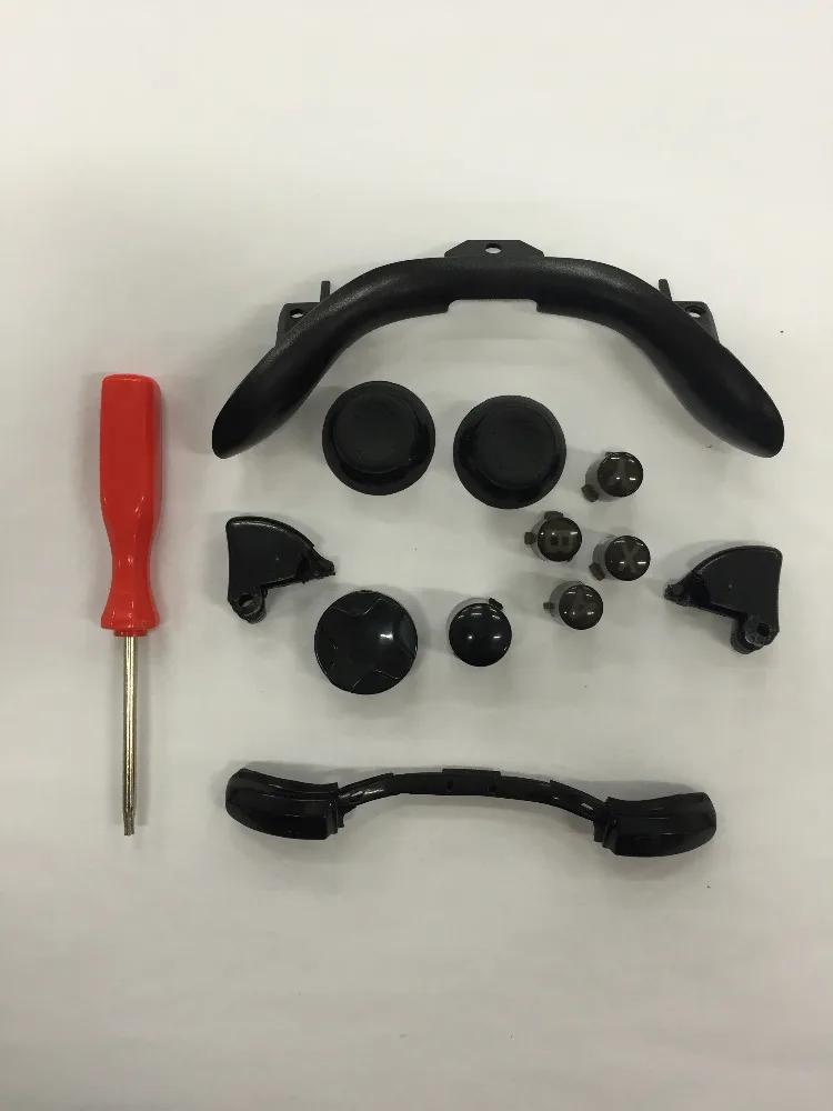 Сменный Thumbstick D pad кнопка включения бампера нижней обшивки ABXY для контроллера