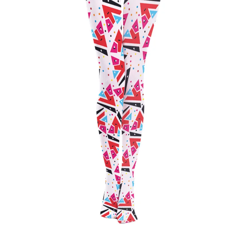 

Spring geometric print pantyhose
