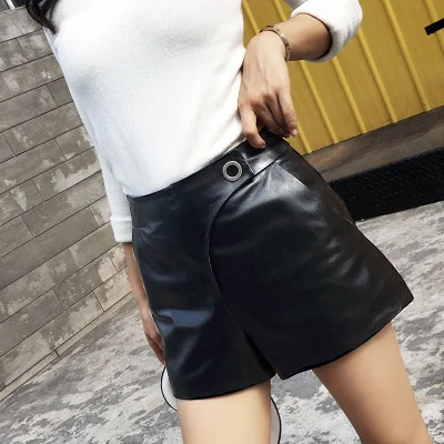 

2018 New Fashion Genuine Sheep Leather Shorts G11