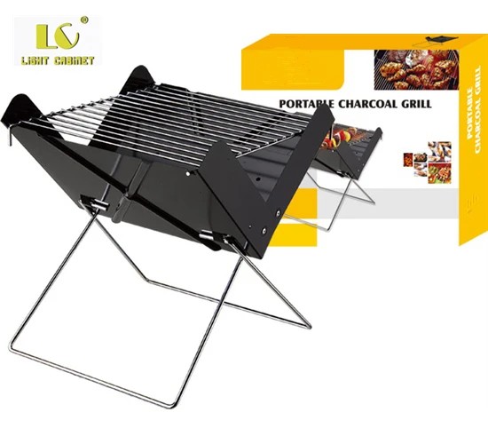 LC Mini bbq grill outdoor bbq grill stand picnic portable folding bbq