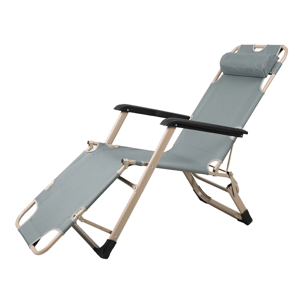 Складное Пляжное Кресло для отдыха на открытом воздухе шезлонг