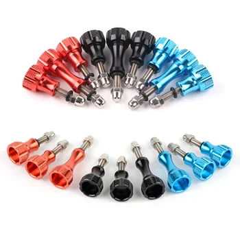 

3pcs Aluminum Alloy Nut Thumb Screw Mount for GoPro Hero 9 8 7 6 5 4 Yi Lite 4K SJCAM EKEN H9 Sony Go Pro Camera Accessories