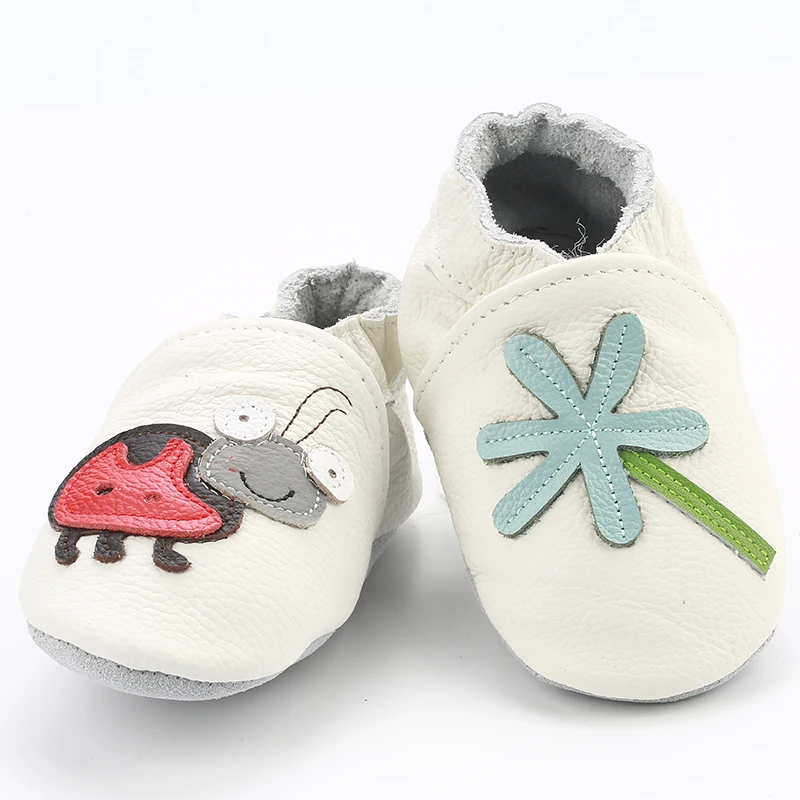 

[simfamily]Genuine Leather 0-6 6-12 12-18 18-24 First Walkers Leather Skid-Proof Kids Shoes Baby Cribs Boots