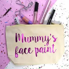 Пользовательский текст невесты макияж подарок составляют comestic белье сумки невесты, дева почета уникальный подарок для невесты вечерние кошелек