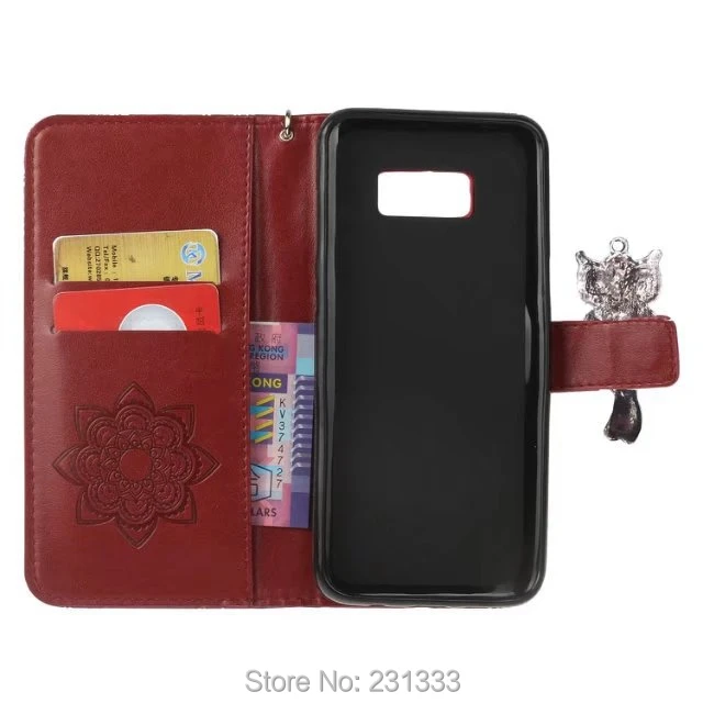 Кожаный чехол для Samsung Galaxy A5 J5 J3 2017 S8 S9 PLUS A8 2018 J310 J510 NOTE 8 с подставкой 1 шт.|case for samsung