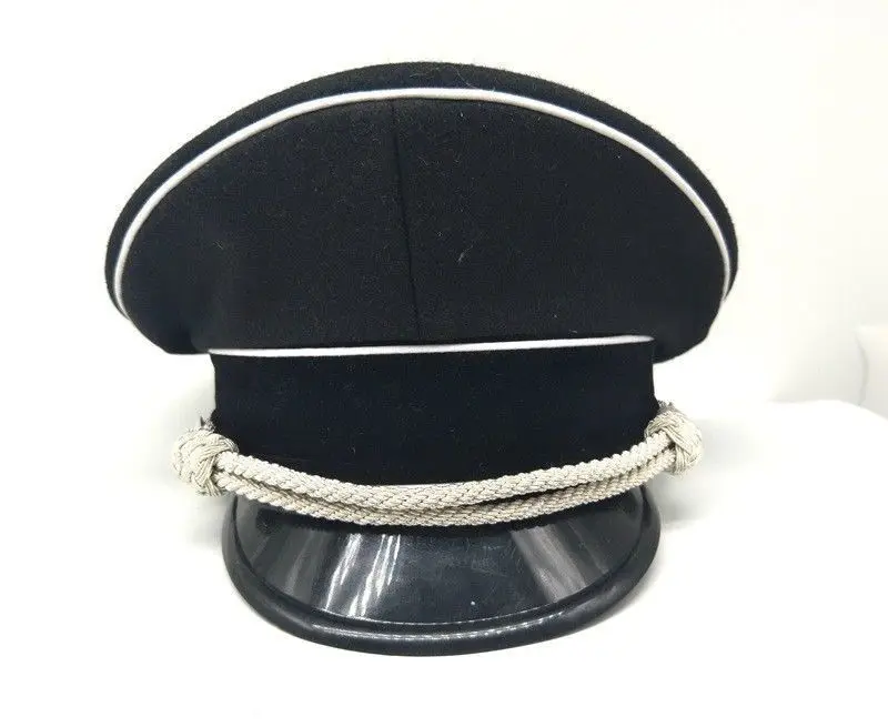 

REPRO WW2 GERMAN MILITARY ARMY ELITE OFFICERS VISOR HAT CAP