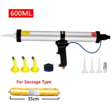 ZQXYSJ Новинка 600 мл герметик для колбас пневматический пистолет для шпаклевки пневматический инструмент для шпаклевки пневматический силиконовый пистолет