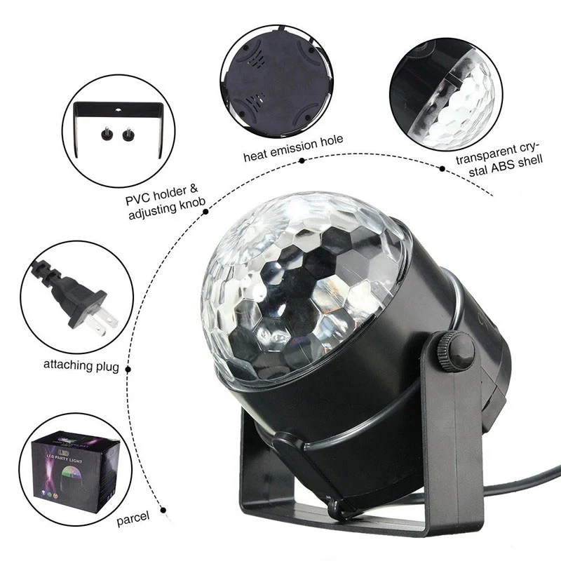 الألوان ديسكو ضوء RGB المرحلة إضاءة العارض الدورية مصباح كروي ليد لحمامات السباحة السيطرة البعيدة الاتحاد الأوروبي/الولايات المتحدة/المملكة ...