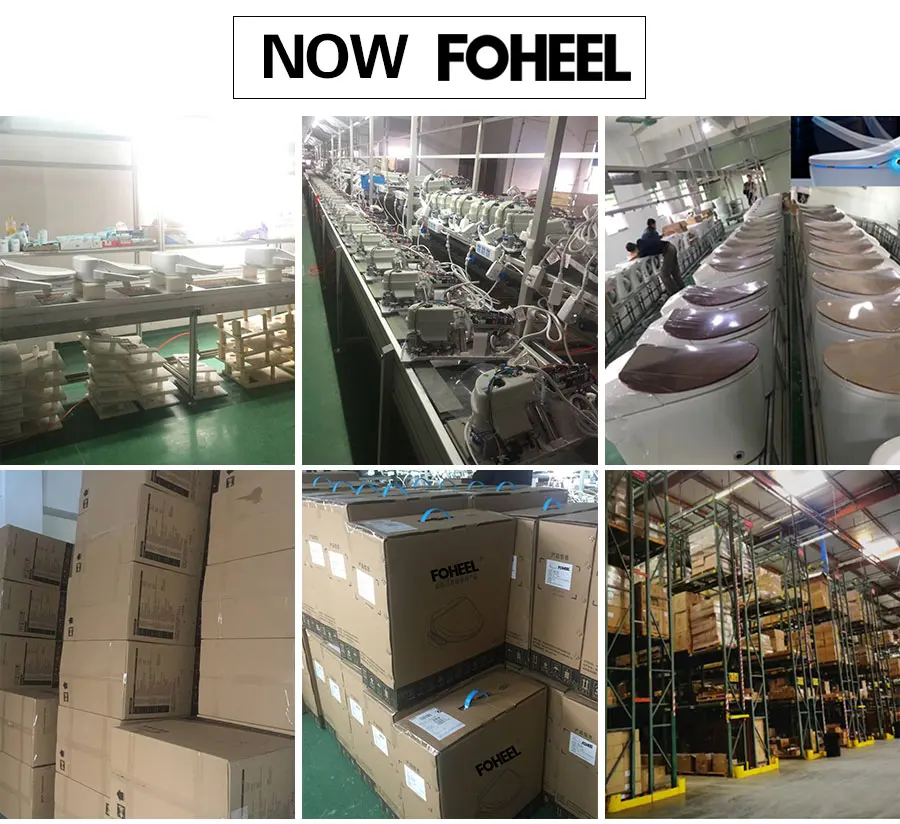 Foheel bidé elétrico cobre luz led wc