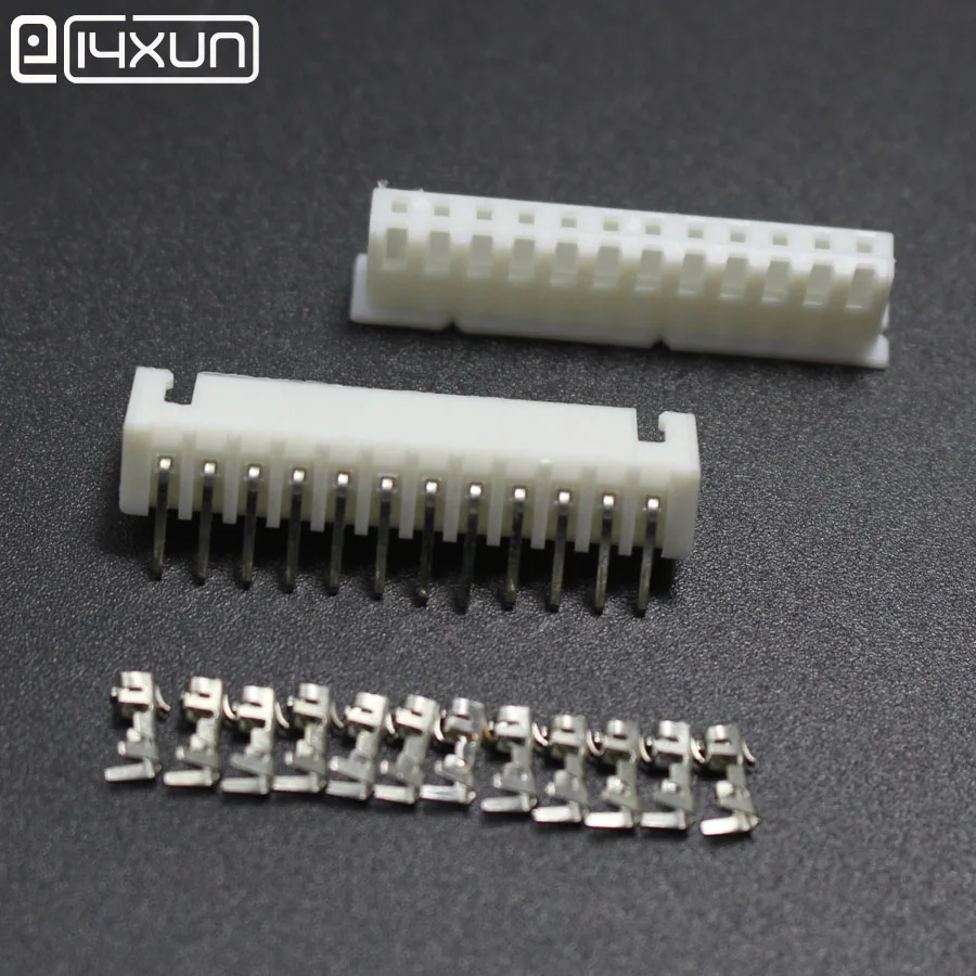 25sets XH2.54-12P Connector 2.54mm 12Pin XH right angle Header + Housing Terminal for PCB Car Automotive | Обустройство дома