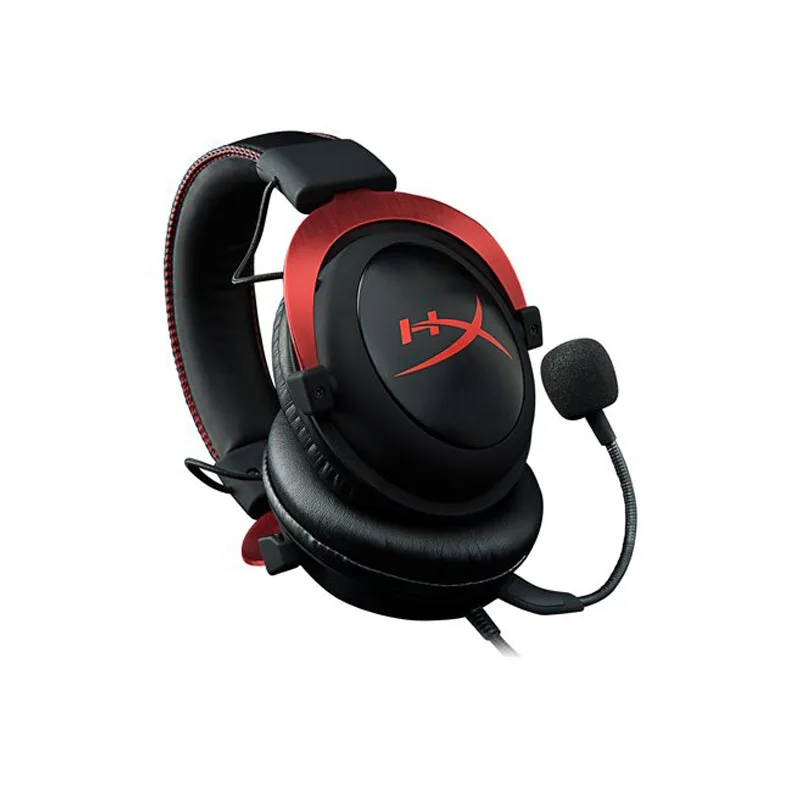 Наушники kingston HyperX Cloud II Hi-Fi 7,1 с объемным звуком, игровые наушники с микрофоном для компьютера, мобильного телефона