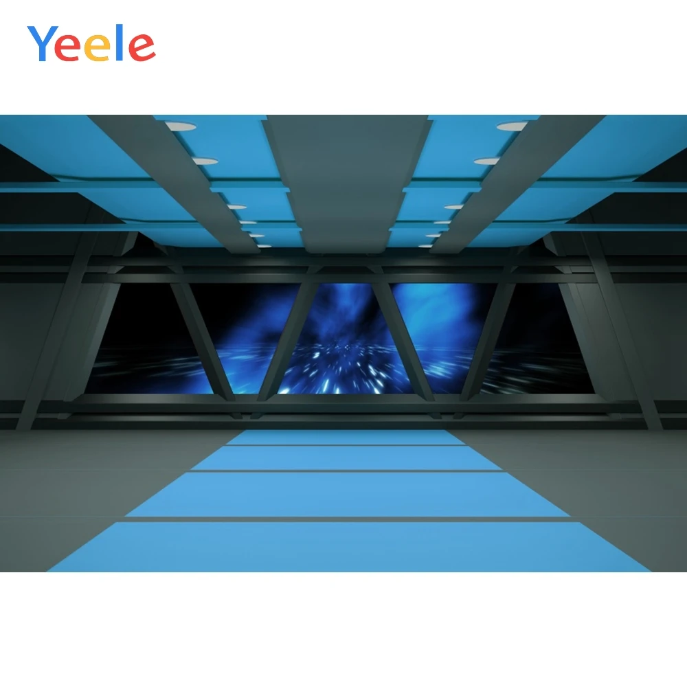 

Yeele Space Station Universe Modern Technology Photography Background Customized Photographic Backdrop For Photo Studio