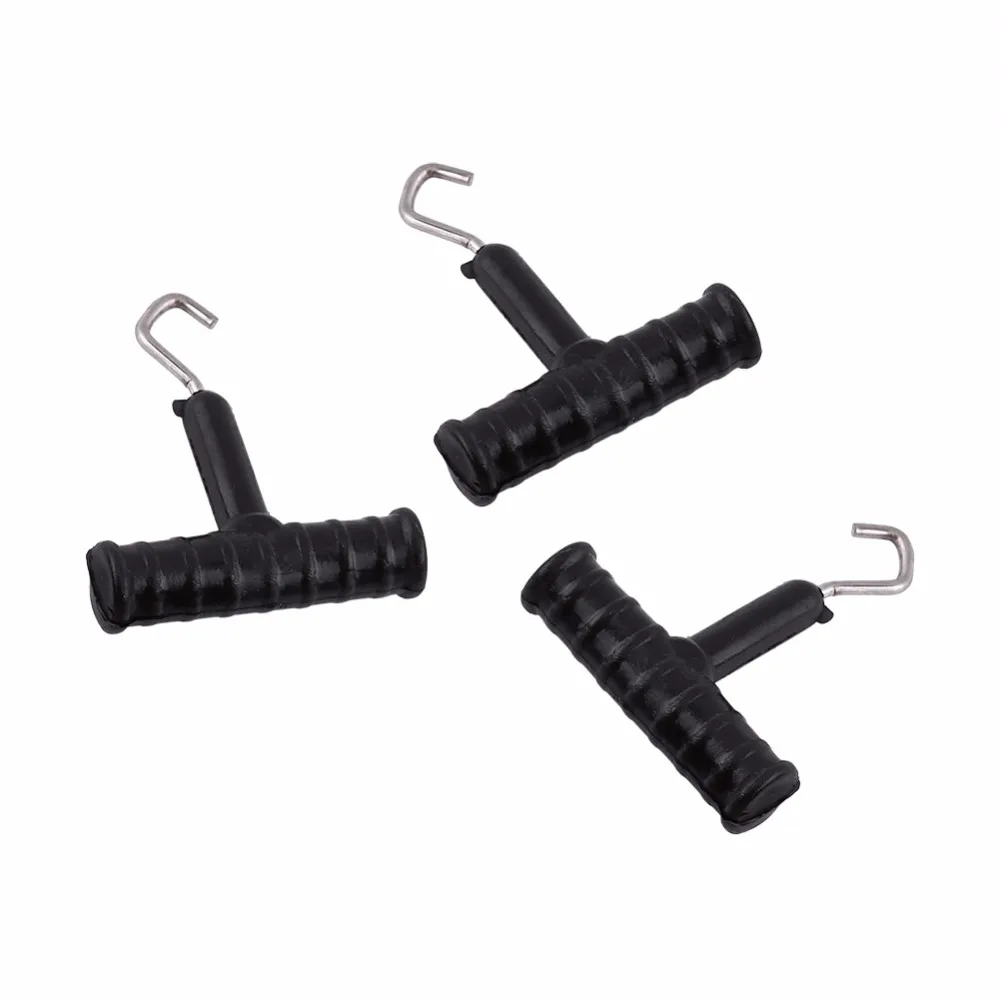 

3pcs/set Stainless Steel Fishing Knot Puller Carp Rig Making Tool Hook Knot Fast Tying Tool Terminal Fishing Tackle Accessories
