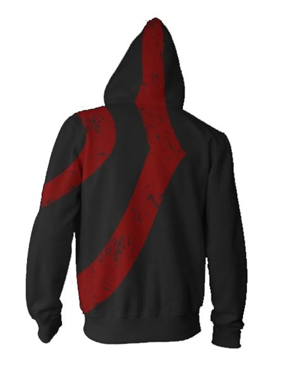 Бог войны: призрак Спарты Кратос маскарадные костюмы 3D печать свитер на молнии модная толстовка черные толстовки пальто для взрослых