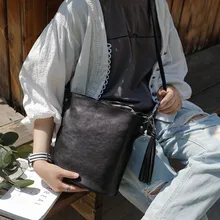 PNDME Модные Простые Женские сумки из натуральной кожи через плечо ручной работы из воловьей кожи женская сумка-мешок выходные