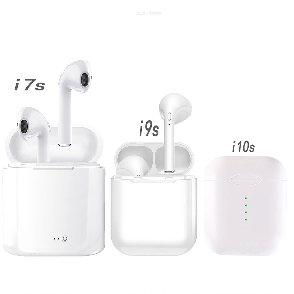 

I9s I10 TWS Double Mini Air Pod Wireless Bluetooth Earphone Earbuds with Charging Box Mic for Iphone7 8 X Samsung Android Xiaomi