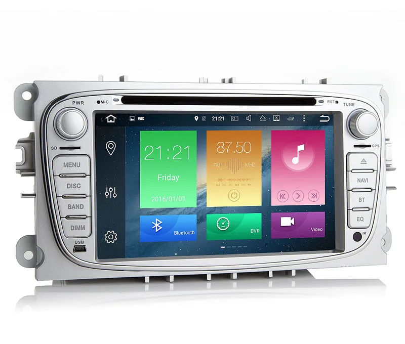 Discount Octa(8) Core Android 8.0 Car Dvd Player gps FOR FORD MONDEO/FOCUS/S-MAX/GALAXY Navi audio multimedia auto stereo RAM 4G ROM 32G 1