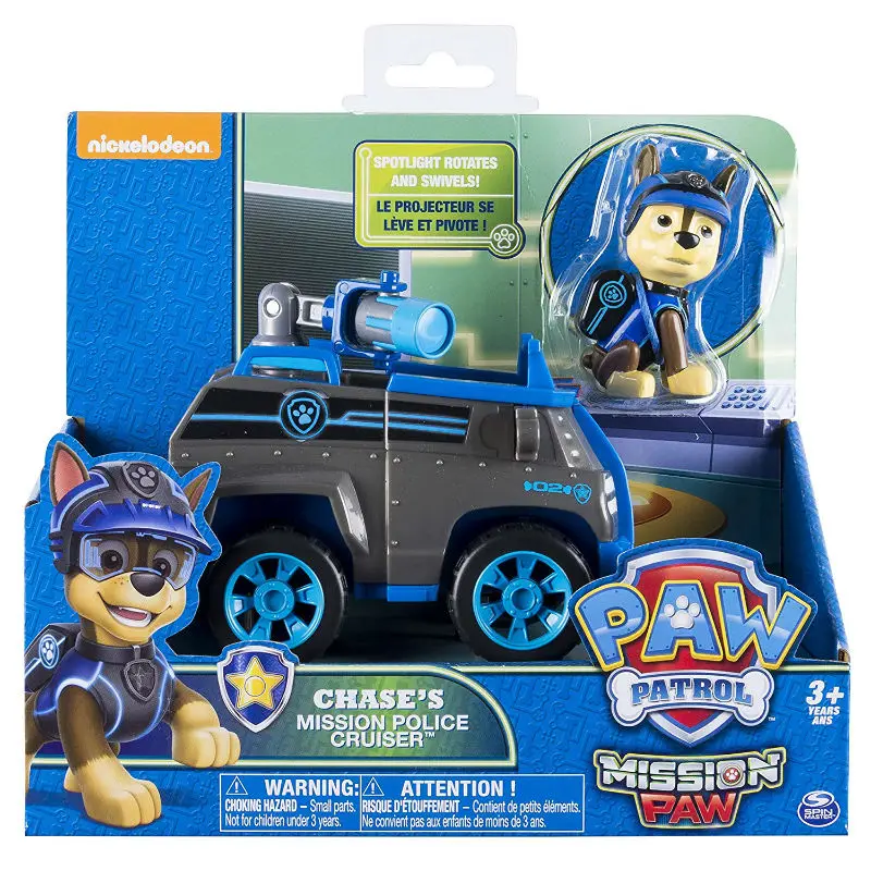 paw patrol стиль Mission Paw series chase marshall rocky rubble zuma skye фигурка для детей игрушка в подарок Горячая Распродажа - Цвет: chase with box