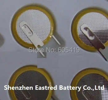 

500pcs/lot CR2032-1VC, CR2032 Button cell with 2 pin, vertical mount, through hole