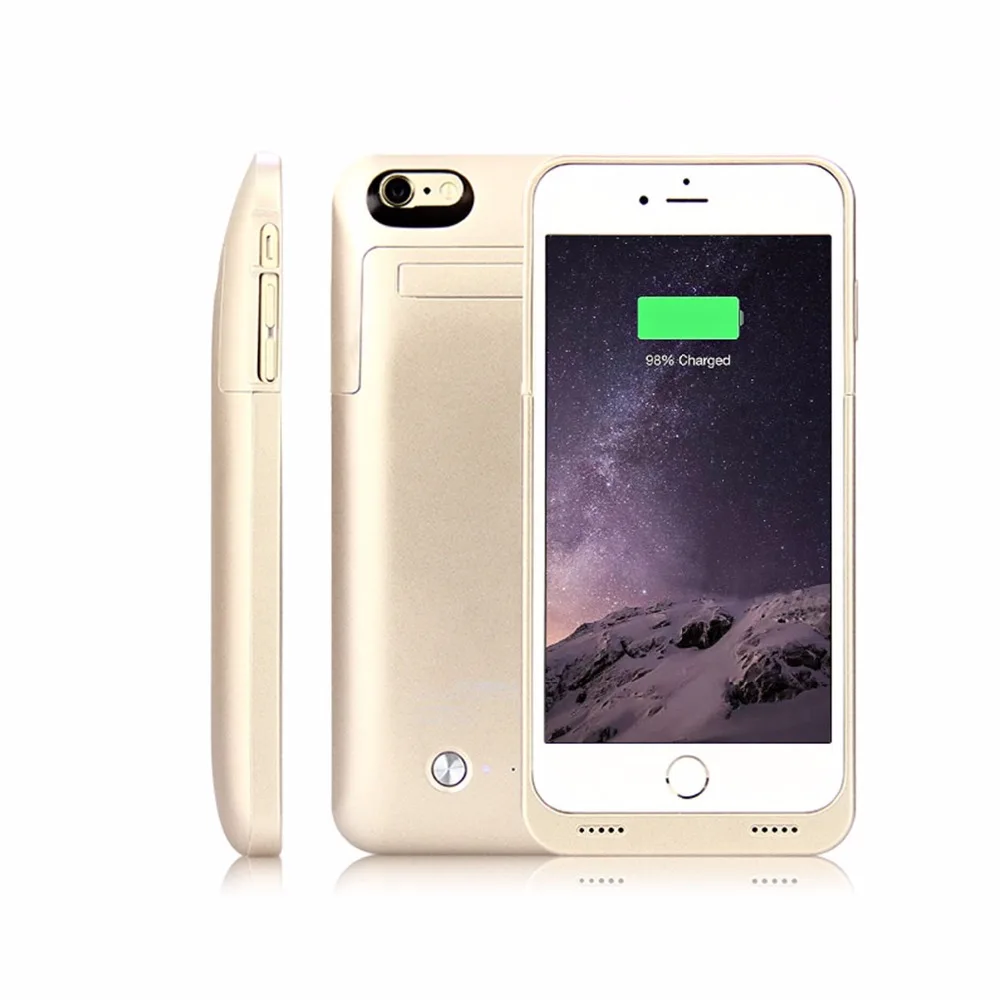4200mAh External Portable Battery Case Backup Charging Power Bank Cover For iPhone 6 6s plus with