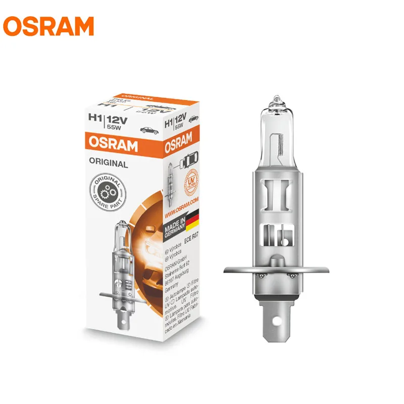 

OSRAM H1 12V 55W 3200K 64150 Halogen Original Spare Parts Fog Lamp Headlight OEM Car Halogen Bulb Made in Germany 1X