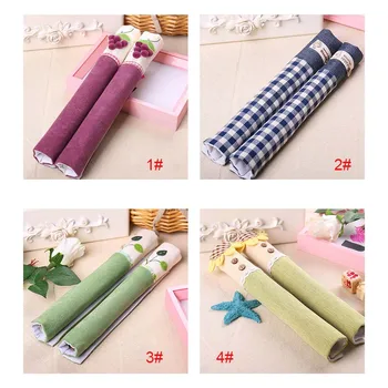 

1 Pair Handle Covers Keep Clean Anti-static Decoration For Kitchen Refrigerator Door