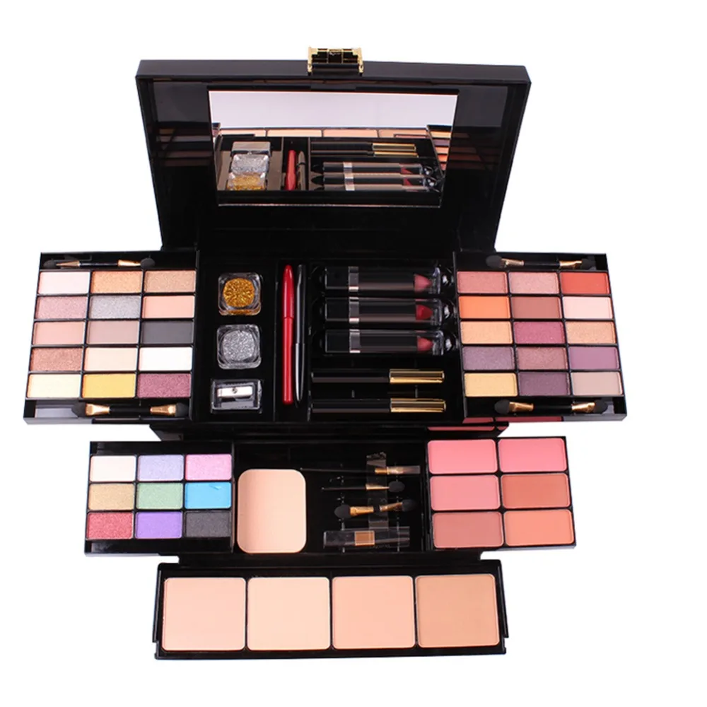 

MISS ROSE Makeup Set Box Professional Eyeshadow Lip Gloss Stick Foundation Blush Powder Makeup Kit Maquiagem Cosmetics #288903
