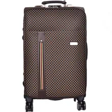 BOLO BRAVE 20 24″ PU Plaid trolley suitcase luggage spinner wheels Pull Rod trunk men traveller case boarding bag customs lock