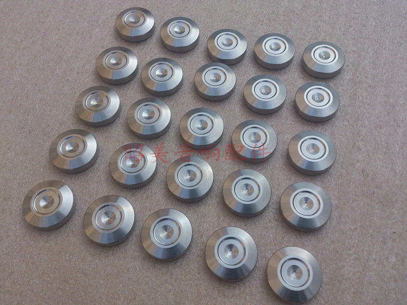 

4pcs Diameter 29mm high 8mm aluminum machine Ottomans amplifier feet