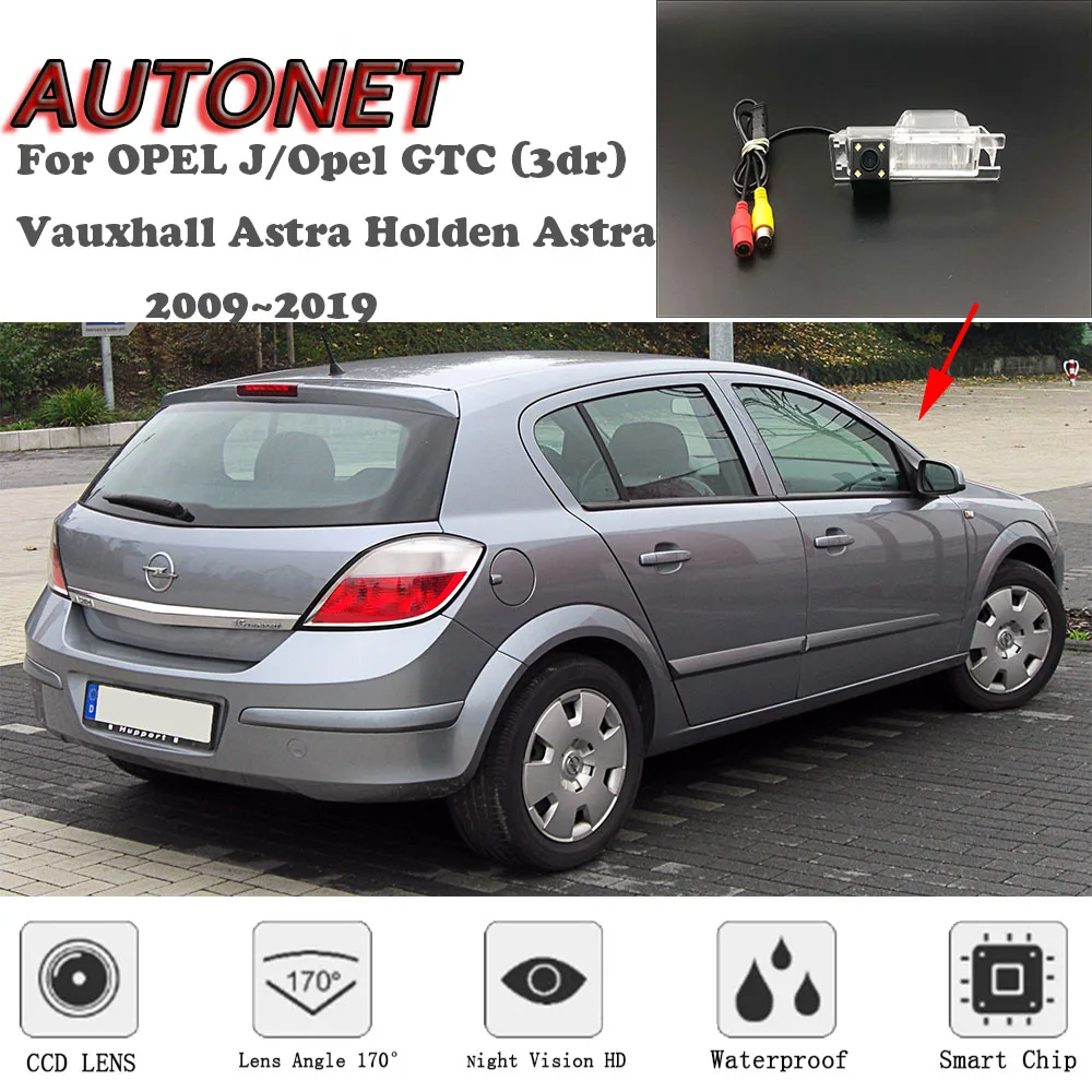Камера заднего вида для OPEL J/Opel GTC (3dr) Vauxhall Astra Holden 2009 ~ 2019 | Автомобили и мотоциклы
