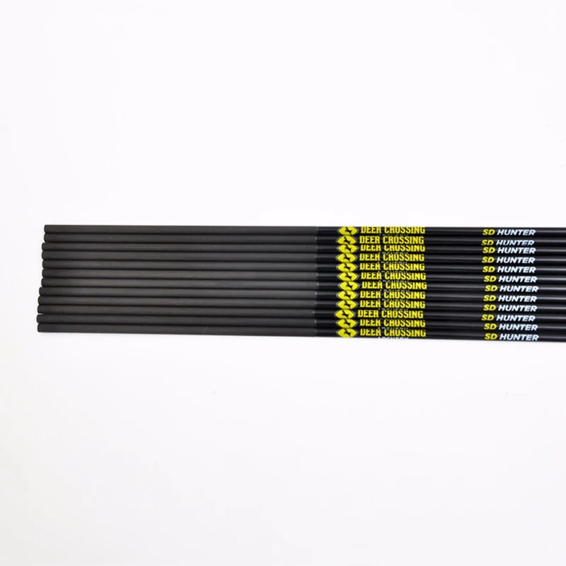Billige 12 stücke 30 zoll Reine Carbon Pfeil Welle Wirbelsäule 600 700 800 900 OD 5,7mm ID 4,2mm für jagd Schießen Bogenschießen