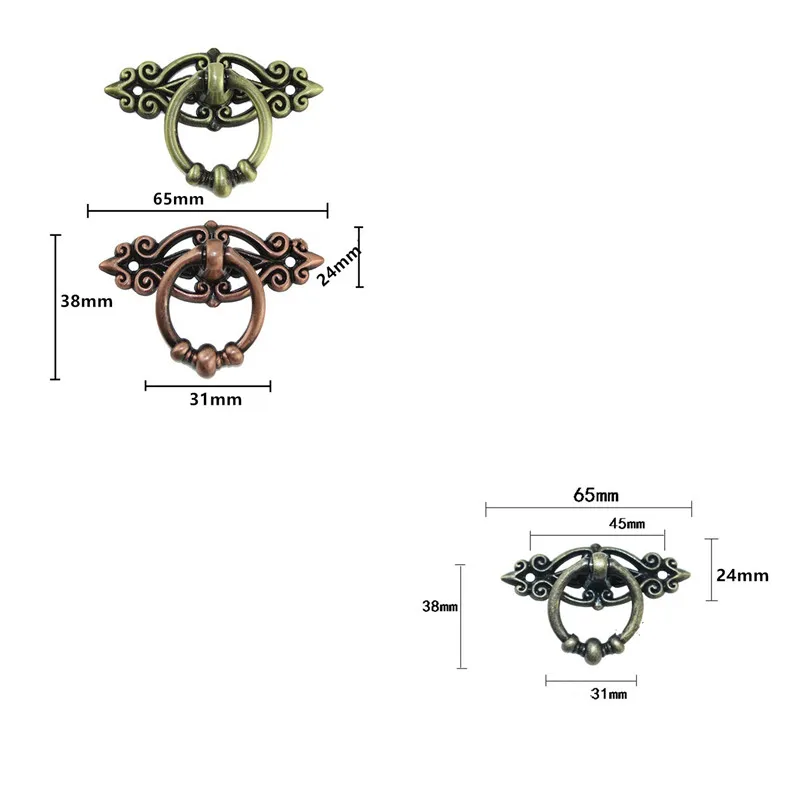 Retro-Zinc-Alloy-Kitchen-Drawer-Cabinet-Door-Handle-Furniture-Knobs-Hardware-Cupboard-Antique-Pull-Handles-65