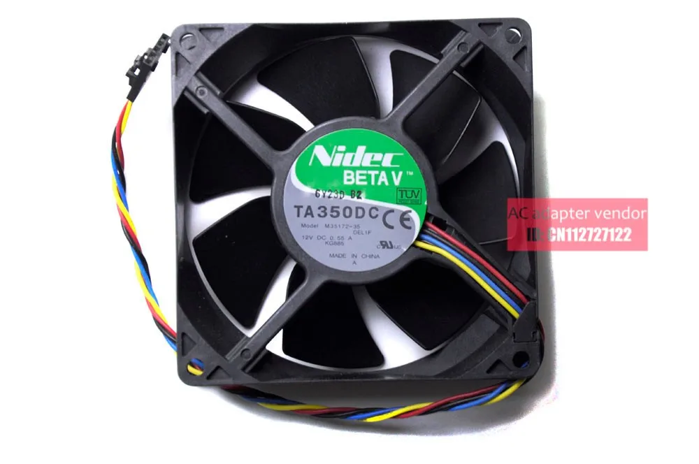 TA350DC M35172-35 для Dell WC236 для Dell настольных вентилятор 9 CM 12 V 0.55A