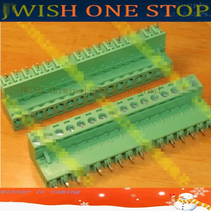 Подключаемая Клеммная колодка PCB 7 62 мм открытая Закрытая KF 2edg 7. 2EDG 7P 8P 9P 10P 11P 12P