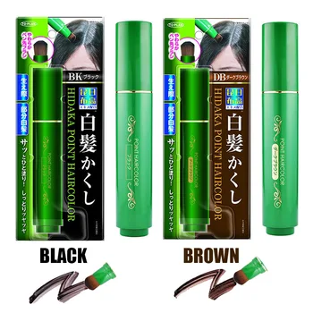 

Natural Herb White Hair Cover Pen Long-Lasting Black Brown Temporary Hair Dye Cream Mild Fast One-off Hair Color Pen