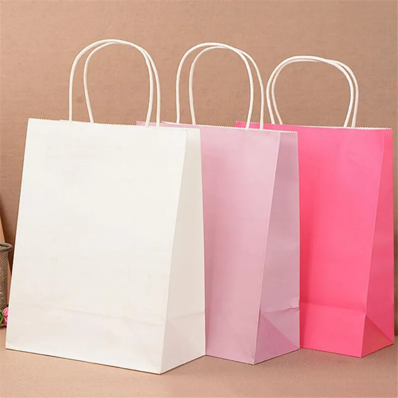 Merry Christmas kraft paper bag, Gift Bags, Party, Lolly,Favour