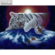 Полный квадратный алмаз 5D DIY Алмазная картина фото на заказ "маленький тигр" 3D вышивка крестиком Мозаика Декор