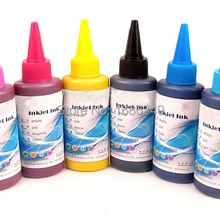 6*100 мл Универсальный пополнения красителя чернила для hp, Sansumg, Canon, Brother, Epson, Lexmark струйный принтер