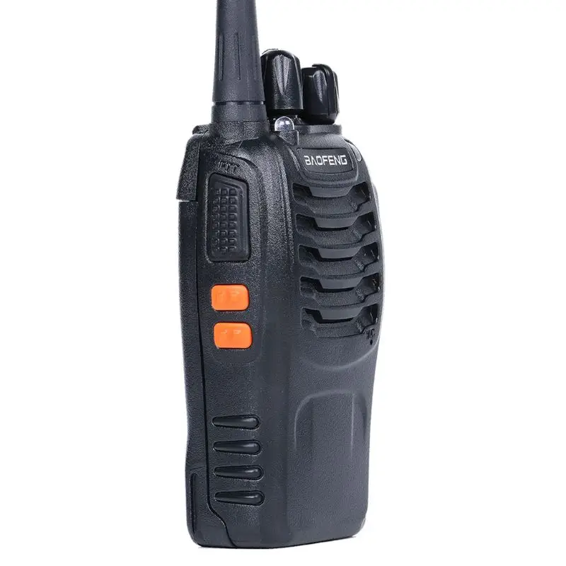 2Pcs/lot BAOFENG BF-888S Walkie talkie UHF Two way Radio Baofeng 888s UHF 400-470MHz 16CH Portable Transceiver with Earpiece