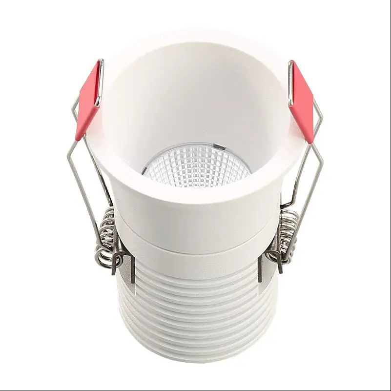 Dimmable led светильник 3 Вт 5 7 12 cob spot 220 В/110 В потолочные встраиваемые светильники