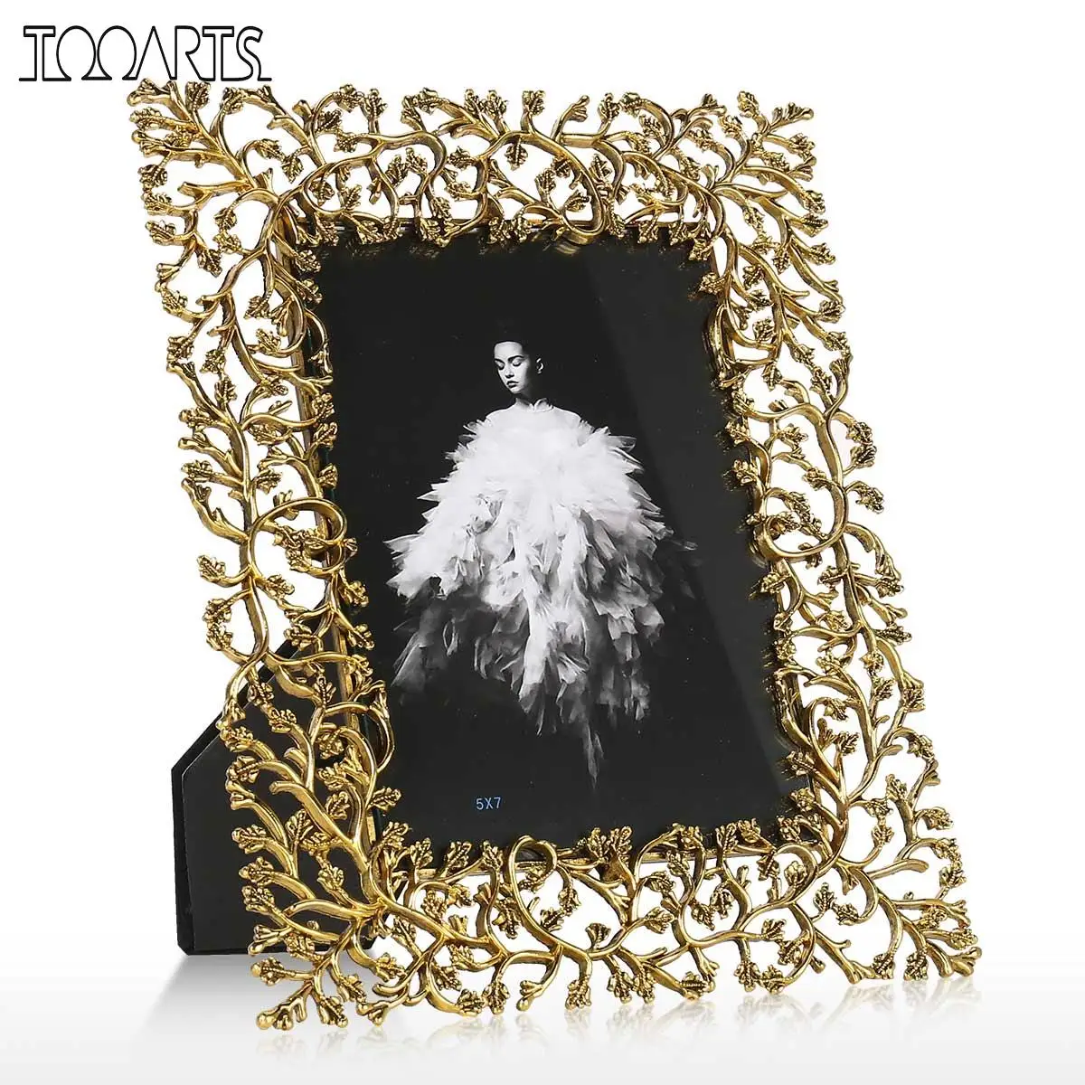 

Aluminum Alloy Photo Frame Metal Picture Frame Tabletop Decorative Photo Frame Real Clear Glass Front Cover