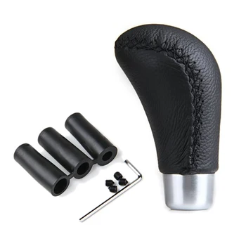 

Black PU Leather Universal Fit Car Auto Stick Shift Knob