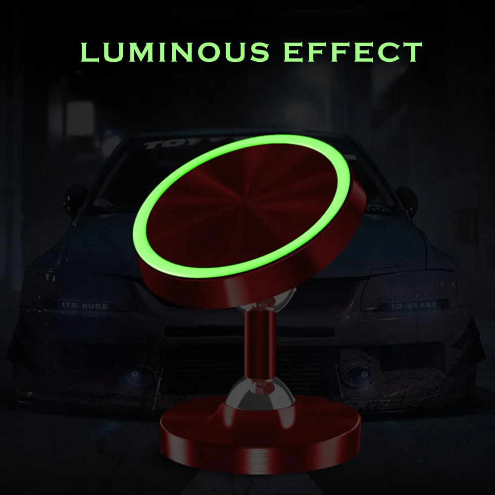  KISSCASE Universal Luminous Magnetische Auto Telefon Halter Stehen in Auto Für Samsung Note 10 9 iP