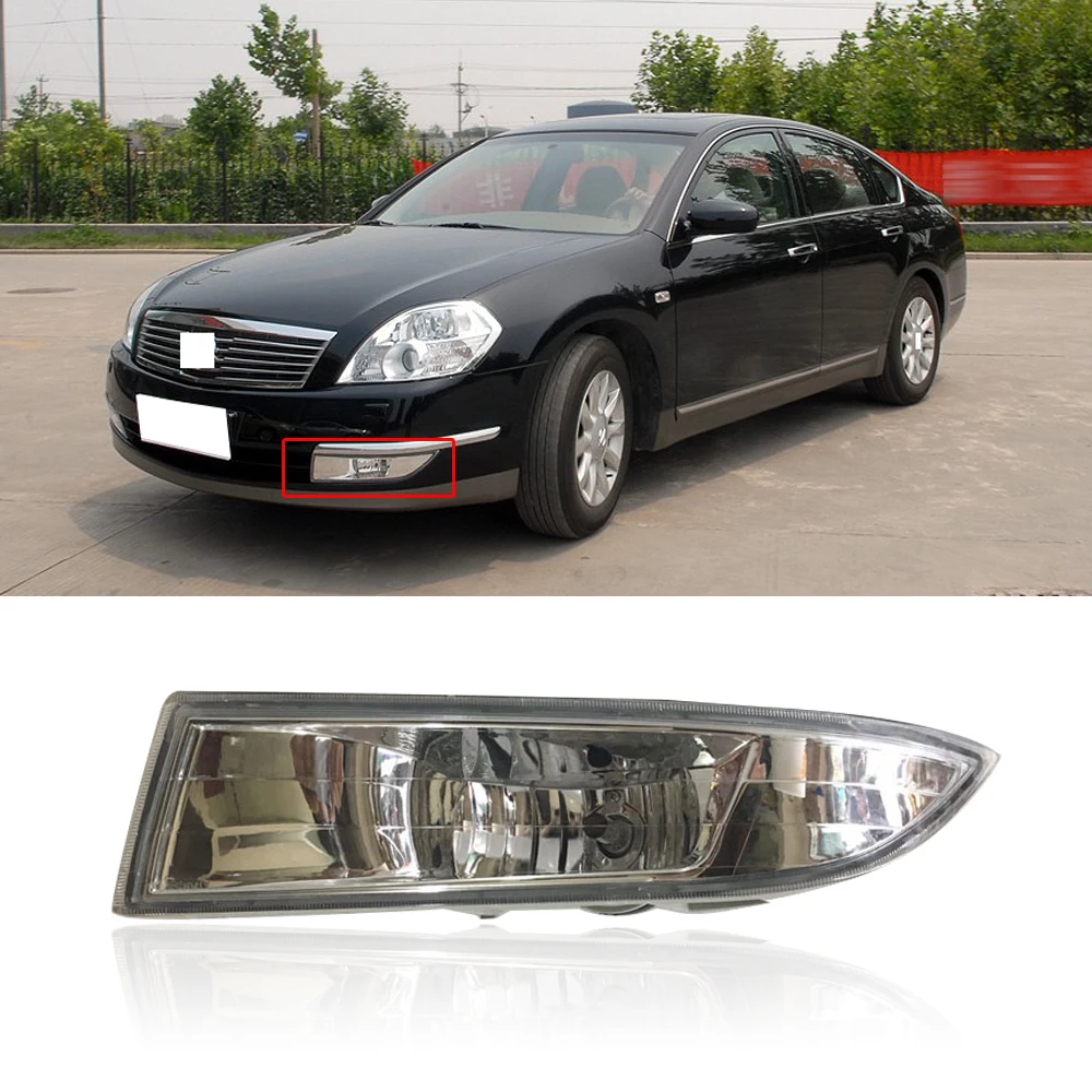 

CAPQX For Nissan Teana 2006 2007 Front Bumper Fog Light Foglamp Assembly Front Driving Light DRL Daytime Running light Day lamp