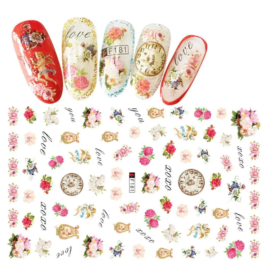 

94inch Design 1cm 95x4 3 Fashion 70x5 Nail Sticker Cartoon 72inch Adhesive 2 Art Sticker 4x15 3D 9 Waterproof 7 5x12cm Series