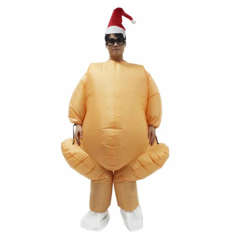 Рождественский костюм Санта Клауса, надувной костюм оленя, индейки, снеговика, карнавальный костюм для взрослых, рождественские карнавальные, праздничные костюмы