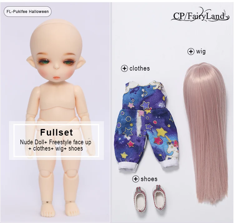 Fairyland FL Pukifee Хэллоуин 1/8 bjd модель тела для маленьких девочек и мальчиков куклы глаза высокое качество игрушки магазин смолы