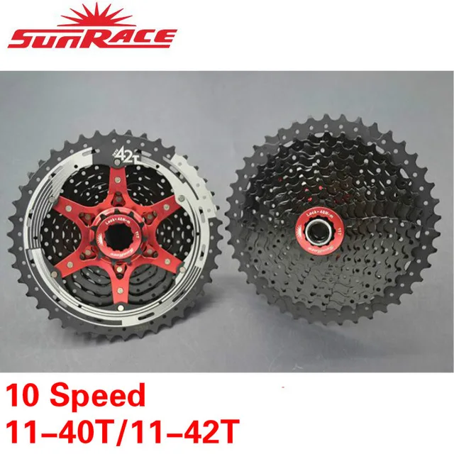 Кассета для горного велосипеда SunRace 10 скоростей 11-40 T/11-42 T s 40 t 42 fiets Loop brede SHIMANO SRAM |